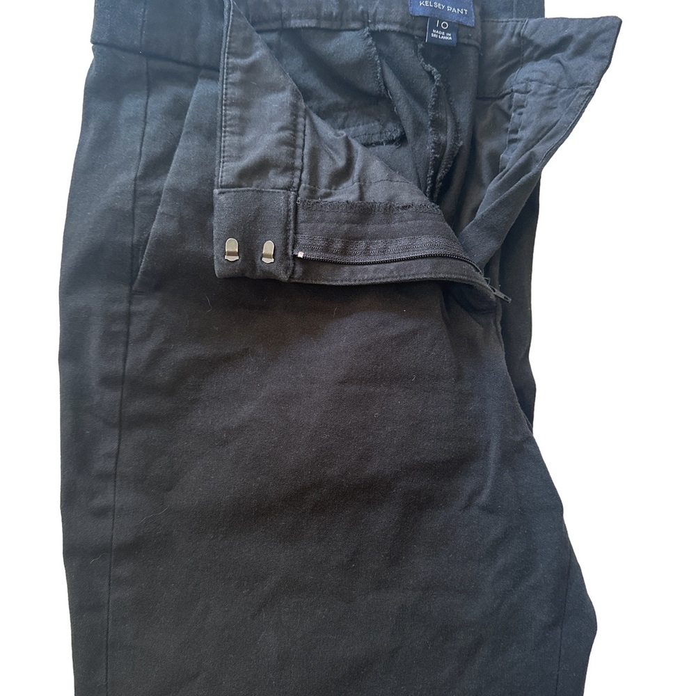 J. Crew Women's Black Wide Leg Pants